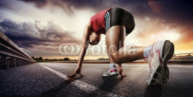 Fototapety Sport. Runner.