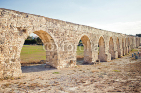 Obrazy i plakaty Ancient aqueduct in Larnaca, Cyprus