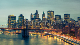 Fototapety New York Manhattan Pont de Brooklyn