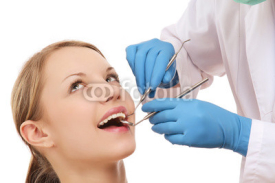 Naklejki At the dentist's