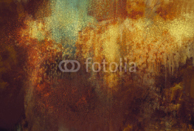 Fototapety art abstract grunge background with rusted metal color,digital painting