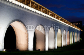 Fototapety reconstructed aqueduct. Russia. Moscow. Rostokino