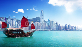 Obrazy i plakaty Hong Kong harbour