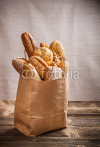 Fototapety Assortment of baked goods