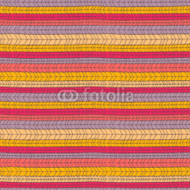 Naklejki Seamless colorful knitted texture. Vector illustration