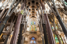 Naklejki Inside La Sagrada Familia