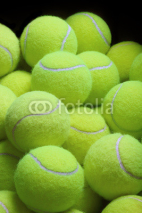 Naklejki Pile of loose tennis balls