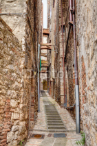 Naklejki narrow italian alley