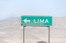 Naklejki Way to Lima