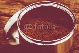 Naklejki coffee powder