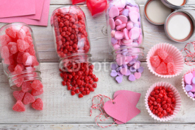 Naklejki Valentines Candy Still Life