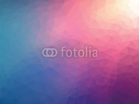 Obrazy i plakaty abstract geometric pink blue background