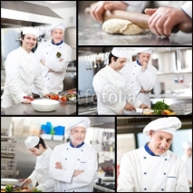 Naklejki Cooking collage