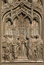 Fototapety Milan  - gate of cathedral -  Marriage of the Virgin Mary