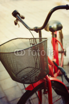 Naklejki Retro vintage bicycle detail