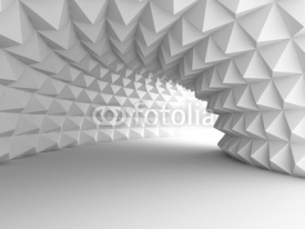 Fototapety Abstract Architecture Tunnel With Light Background
