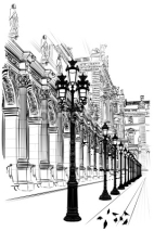 Naklejki Paris: Classical architecture