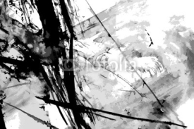 Fototapety Abstract ink paint vector background