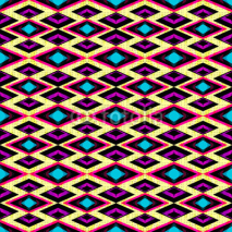Obrazy i plakaty pink and purple polygons on a light background seamless geometric pattern