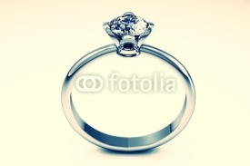Naklejki The beauty wedding ring