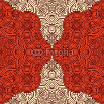 Fototapety Ethnic floral seamless pattern