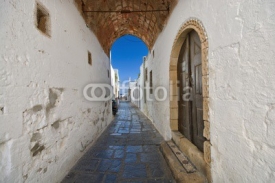 Fototapety Traditional Greek architecture, Lindos