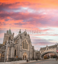 Naklejki Cathedral of the Holy Trinity in Dublin, commonly known as Chris