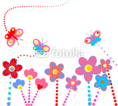 Obrazy i plakaty Abstract floral background