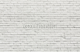 Naklejki White brick wall