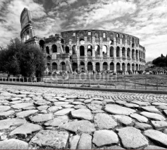 Naklejki The Majestic Coliseum, Rome, Italy.