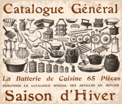 Obrazy i plakaty Batterie de cuisine