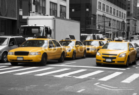Fototapety New York Cabs