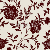 Naklejki Wallpaper floral