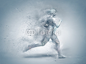 Fototapety running,abstract