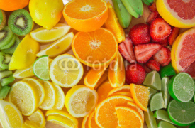 Naklejki fruit background