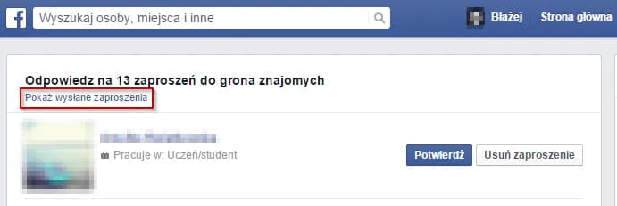 Jak cofnąć zaproszenie na Facebooku i uniknąć nieprzyjemności