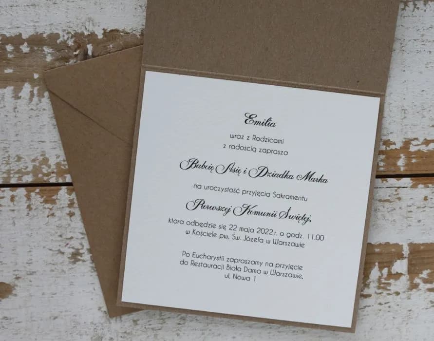 Jak wypisywać zaproszenia komunijne, aby były wyjątkowe i eleganckie