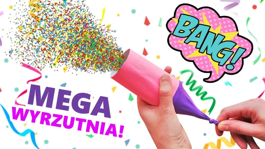Jak wystrzelić tubę z konfetti bez bałaganu i z efektownym rezultatem