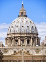 Naklejki Cúpula de la Basilica de San Pedro Vaticano Roma