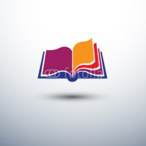 colorful book icon,vector illustration