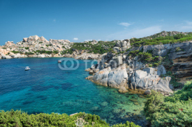 Fototapety Sardinia beach, wonderful sea in Capo Testa. Italy