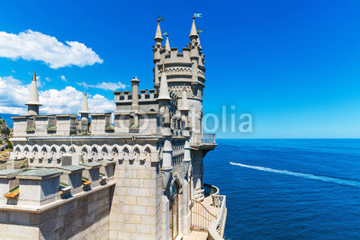 Swallow's Nest Castle in Yalta, Crimea, Ukraine