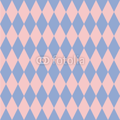 Rose quartz and serenity rhombus backdrop. Vector illustration. Seamless pattern.