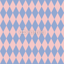 Naklejki Rose quartz and serenity rhombus backdrop. Vector illustration. Seamless pattern.