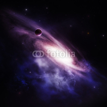 Naklejki Spiral Galaxy Background