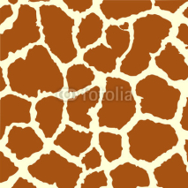 Obrazy i plakaty Seamless spotted Giraffe Skin Background. Vector illustration