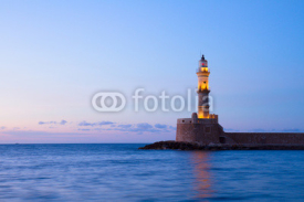 Obrazy i plakaty lighthouse of Chania, Crete, Greece