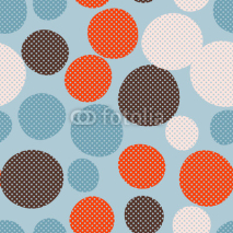 Naklejki Seamless dots pattern