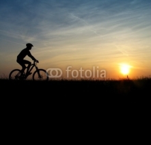 Fototapety mountain biker