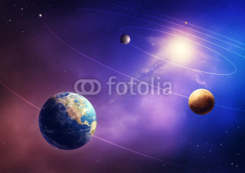 Naklejki Inner solar system planets